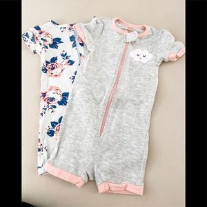 Joe Fresh 2 Baby shorts onesie